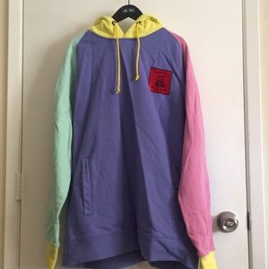 H3H3 color block hoodie